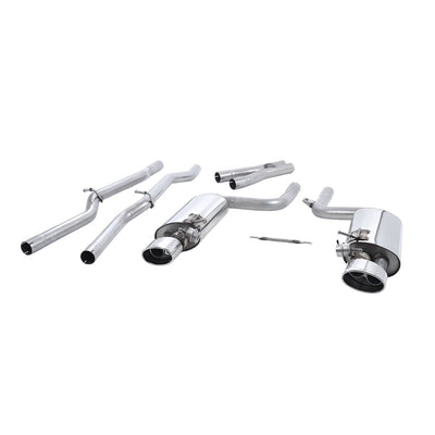 Milltek Cat Back Exhaust Audi RS4 B7 4.2 V8 Saloon, Avant and Cabriolet 06-08-Exhaust System-carbonizeduk