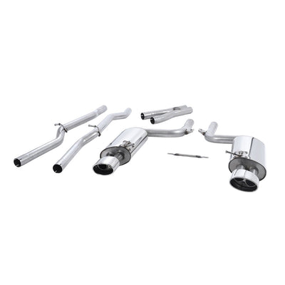 Milltek Cat Back Exhaust Audi RS4 B7 4.2 V8 Saloon, Avant and Cabriolet 06-08-Exhaust System-carbonizeduk