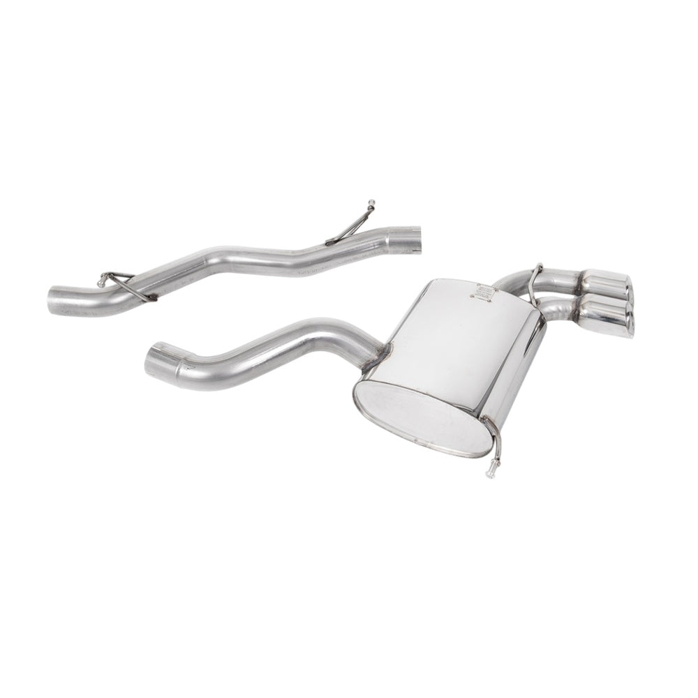 Milltek Cat Back Exhaust Audi S3 2.0 T Quattro 3-Door 8P 06-12-Exhaust System-carbonizeduk