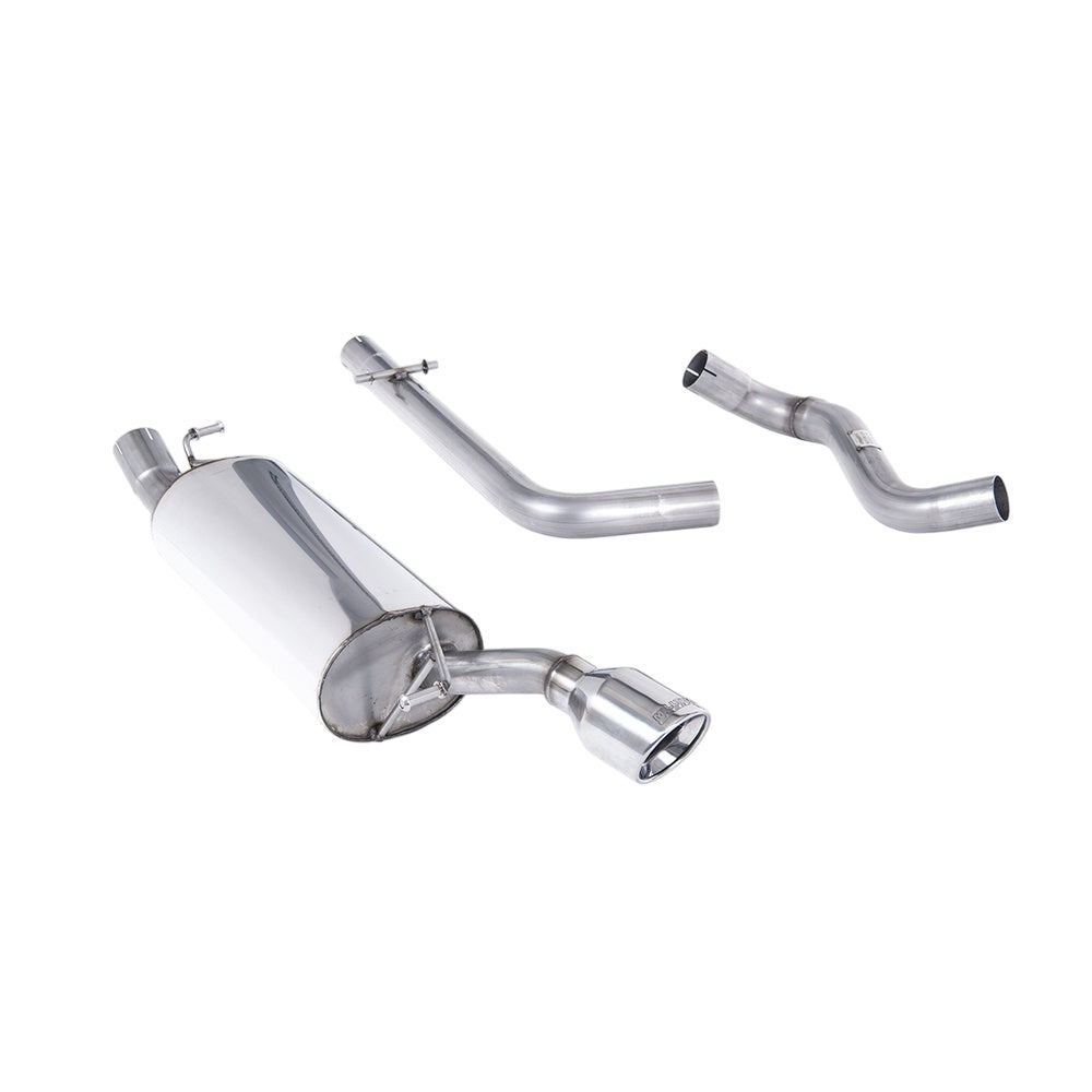 Milltek Cat Back Exhaust Audi TT 150 / 180 2WD Coupe and Roadster 98-06-Exhaust System-carbonizeduk