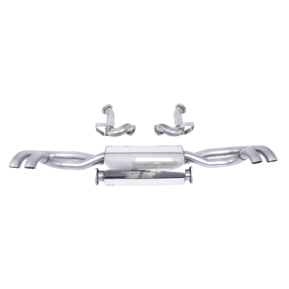 Milltek Cat Back Exhaust Non Resonated Audi R8 V8 4.2 FSI Quattro 07-12-Exhaust System-carbonizeduk