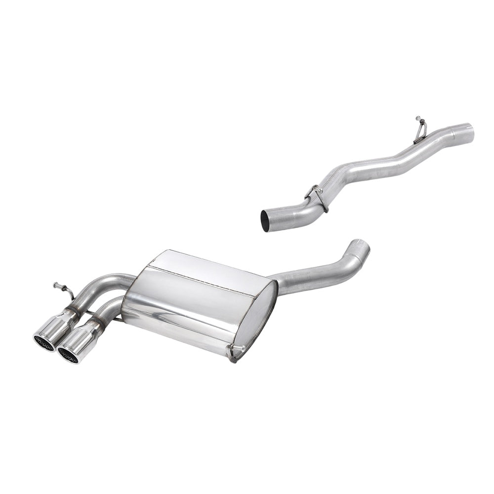 Milltek Cat Back Exhaust Audi S3 2.0 T Quattro Sportback 8P 07-12-Exhaust System-carbonizeduk
