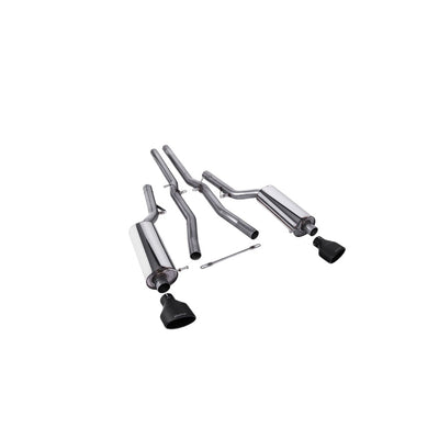 Milltek Cat Back Exhaust Audi RS6 C5 V8 Bi-Turbo Saloon and Avant 02-04-Exhaust System-carbonizeduk