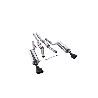 Milltek Cat Back Exhaust Audi RS6 C5 V8 Bi-Turbo Saloon and Avant 02-04-Exhaust System-carbonizeduk