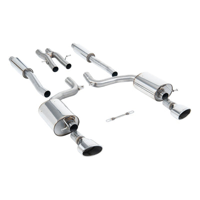 Milltek Cat Back Exhaust Audi RS6 C6 5.0 V10 biturbo Quattro 08-10-Exhaust System-carbonizeduk