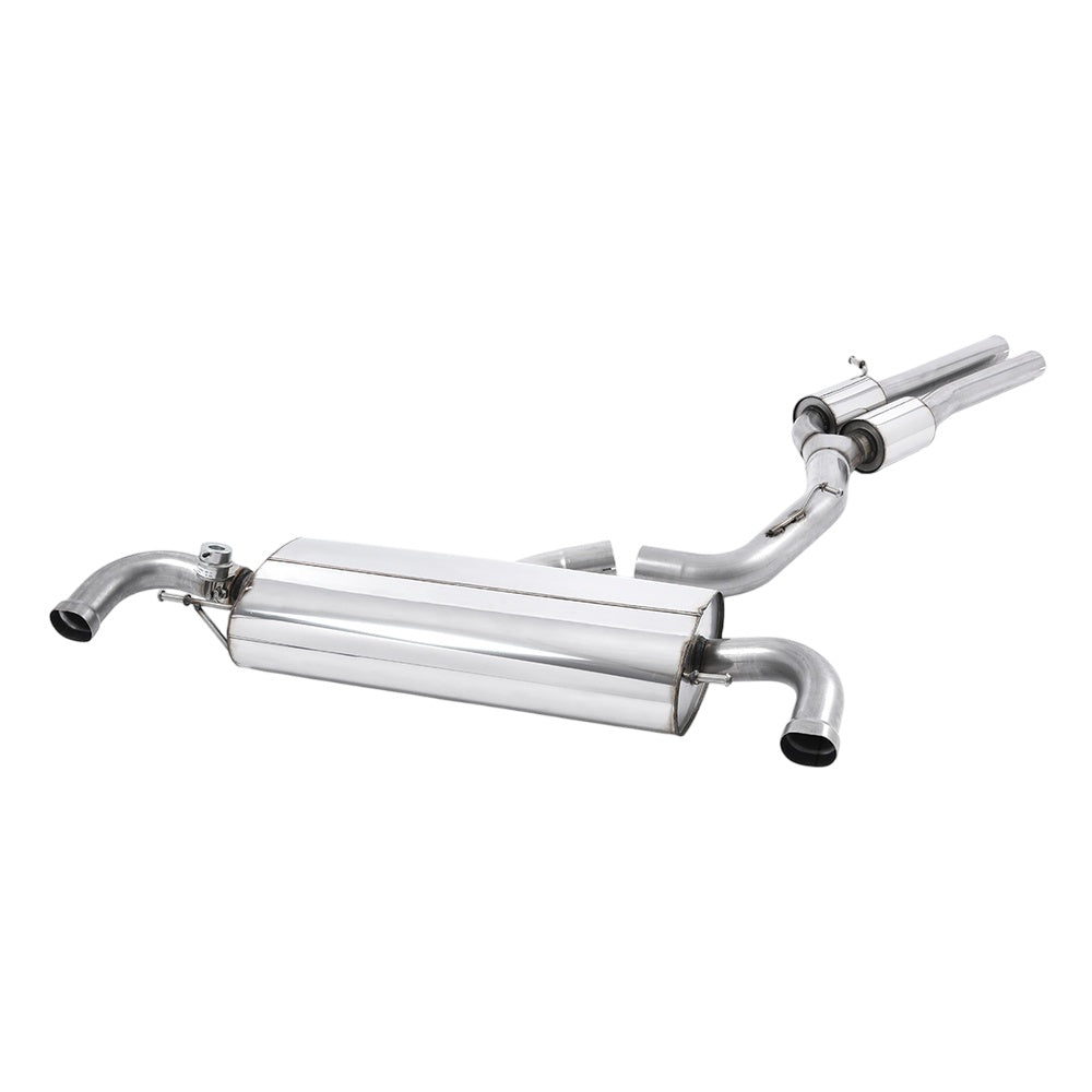 Milltek Cat Back Exhaust Audi TT Mk2 TT RS Coupe 2.5 TFSi Quattro 09-14-Exhaust System-carbonizeduk