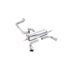 Milltek Cat Back Exhaust Audi TT Mk2 2.0 TFSi 2WD 06-11-Exhaust System-carbonizeduk