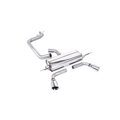 Milltek Cat Back Exhaust Audi TT Mk2 2.0 TFSi 2WD 06-11-Exhaust System-carbonizeduk
