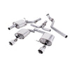 Milltek Cat Back Exhaust Audi A5 Coupe S-Line 2.0 TFSi 2WD and Quattro (Tiptronic only) 08-25-Exhaust System-carbonizeduk