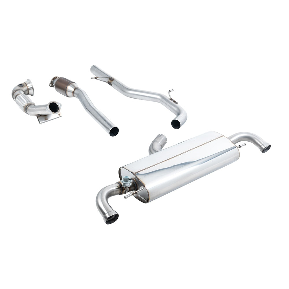 Milltek Turbo-back including Hi-Flow Sports Cat Exhaust Audi TT Mk2 TT RS Roadster 2.5 TFSi Quattro 09-14-Manifolds, Decats & Sports Cats-carbonizeduk