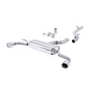 Milltek Cat Back Exhaust Audi TT Mk2 3.2 Quattro 06-10-Exhaust System-carbonizeduk