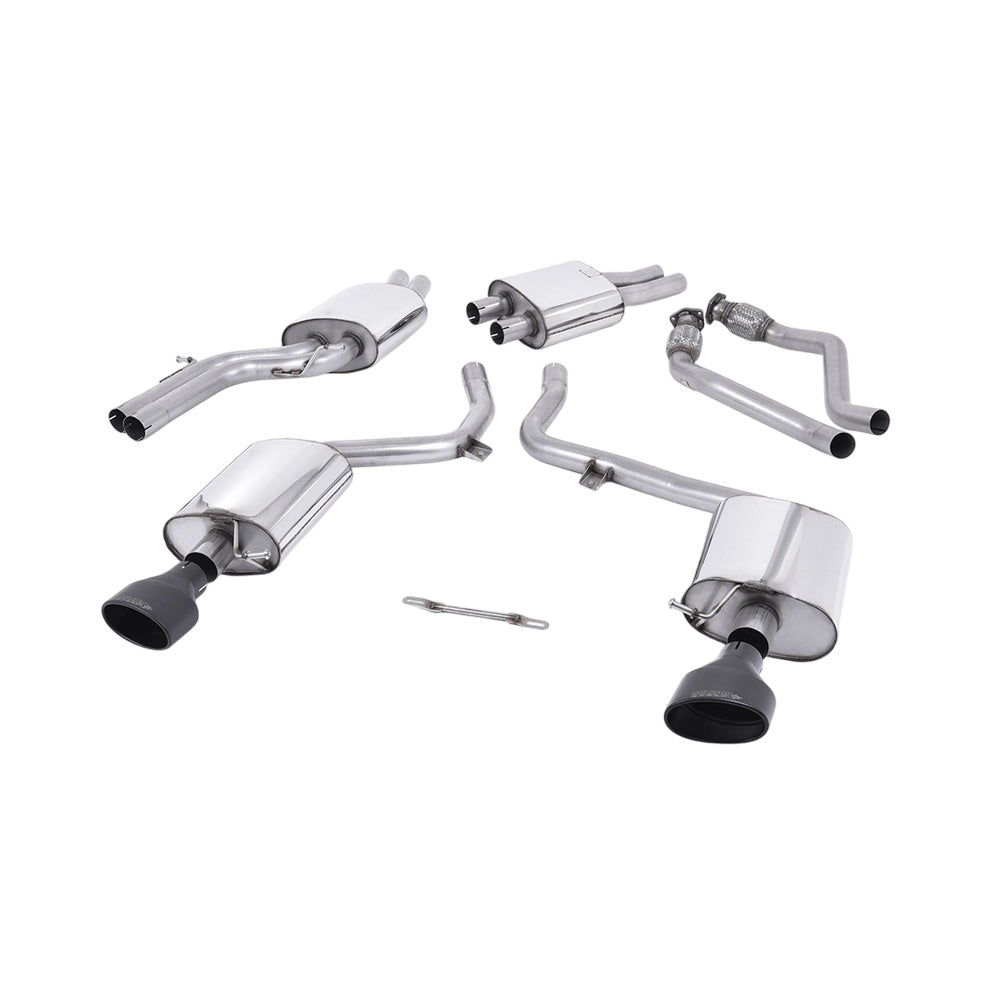 Milltek Cat Back Exhaust Audi S5 3.0 TFSi B8 Sportback 10-11-Exhaust System-carbonizeduk