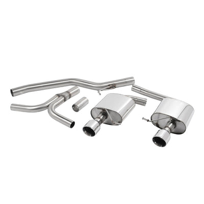 Milltek Cat Back Exhaust Audi A5 Coupe 3.0 TDi (DPF) Quattro 07-25-Exhaust System-carbonizeduk