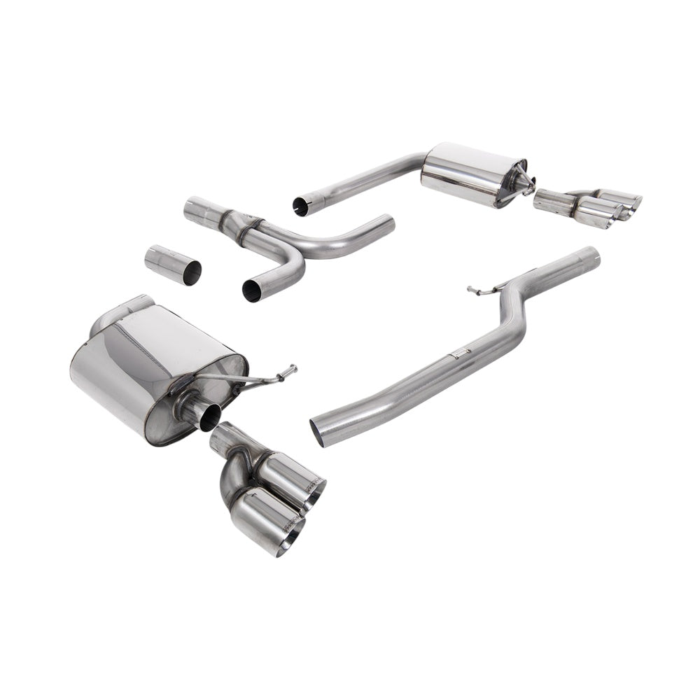Milltek Cat Back Exhaust Audi A5 Coupe 3.0 TDi (DPF) Quattro 07-25-Exhaust System-carbonizeduk