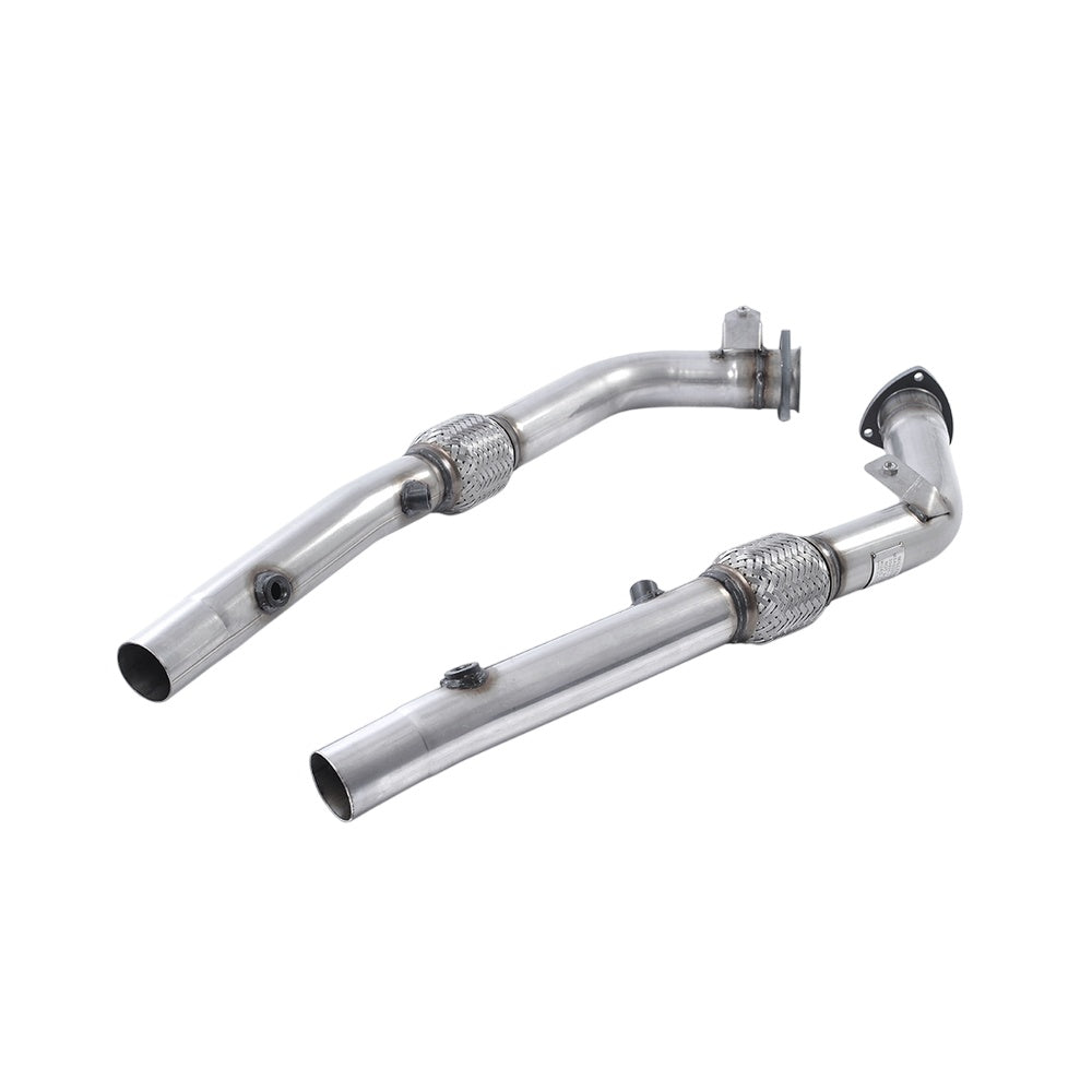 Milltek Cat Replacement Pipes Exhaust Audi RS4 B7 4.2 V8 Saloon, Avant and Cabriolet 06-08-Manifolds, Decats & Sports Cats-carbonizeduk