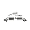 Milltek Cat Back Exhaust Audi TT Mk2 TTS Quattro 08-14-Exhaust System-carbonizeduk
