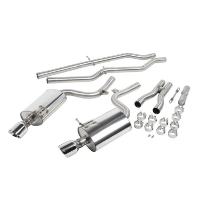 Milltek Cat Back Exhaust Audi S4 4.2 V8 Quattro B6 Saloon / Sedan, Avant, and Cabriolet 03-05-Exhaust System-carbonizeduk