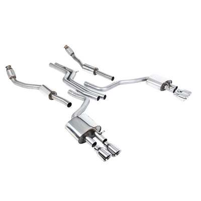 Milltek Cat Back Exhaust Audi S6 4.0 TFSi C7 Quattro 12-18-Exhaust System-carbonizeduk