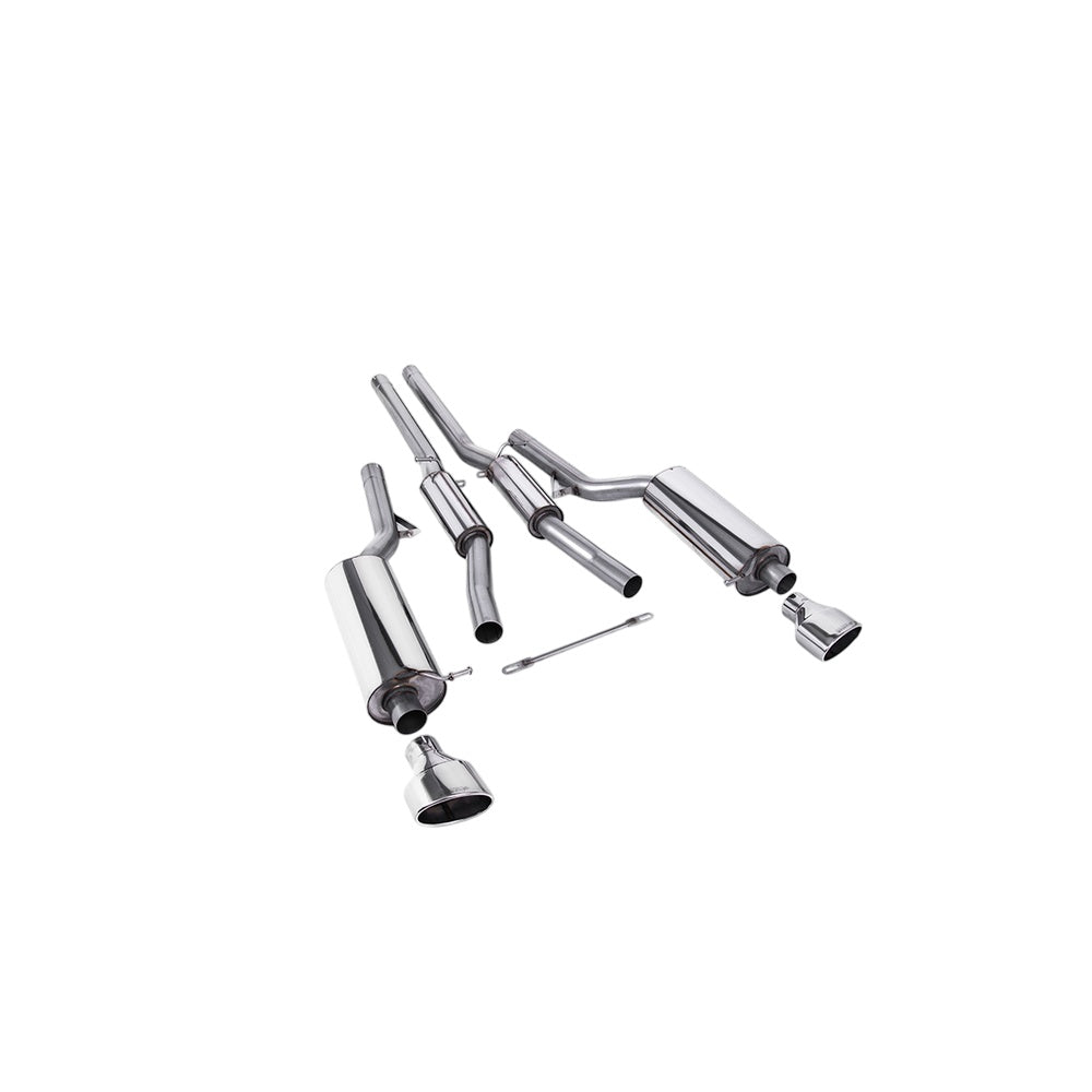 Milltek Cat Back Exhaust Audi RS6 C5 V8 Bi-Turbo Saloon and Avant 02-04-Exhaust System-carbonizeduk