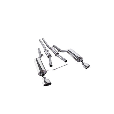 Milltek Cat Back Exhaust Audi RS6 C5 V8 Bi-Turbo Saloon and Avant 02-04-Exhaust System-carbonizeduk