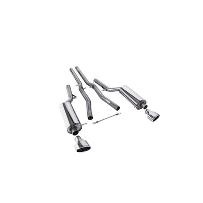 Milltek Cat Back Exhaust Audi RS6 C5 V8 Bi-Turbo Saloon and Avant 02-04-Exhaust System-carbonizeduk