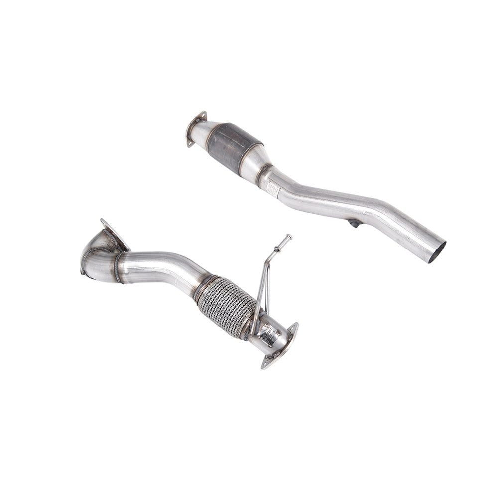 Milltek Large Bore Downpipe and Hi-Flow Sports Cat Exhaust Audi TT 180 / 225 Quattro Coupe and Roadster 98-06-Manifolds, Decats & Sports Cats-carbonizeduk
