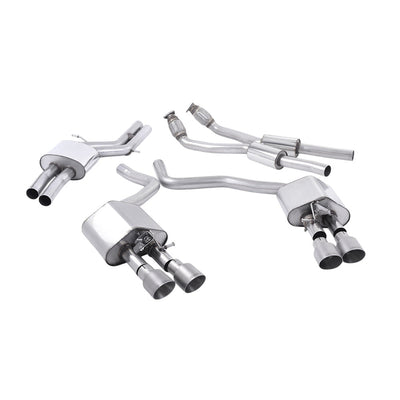 Milltek Cat Back Exhaust Audi S6 4.0 TFSi C7 Quattro 12-18-Exhaust System-carbonizeduk