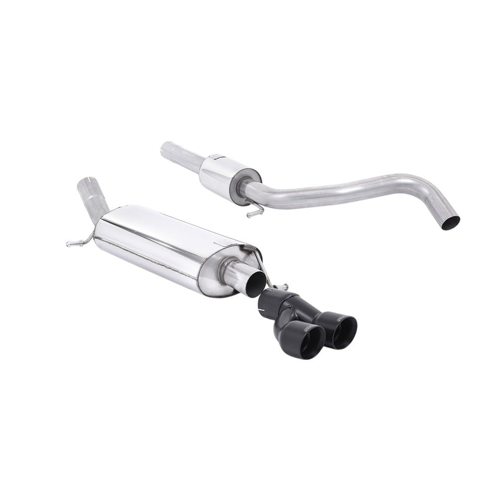 Milltek Cat Back Exhaust Audi A1 1.4 TFSi S-Line 122PS 10-15-Exhaust System-carbonizeduk