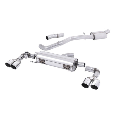Milltek Cat Back Exhaust Audi S1 2.0 TFSi Quattro 14-18-Exhaust System-carbonizeduk