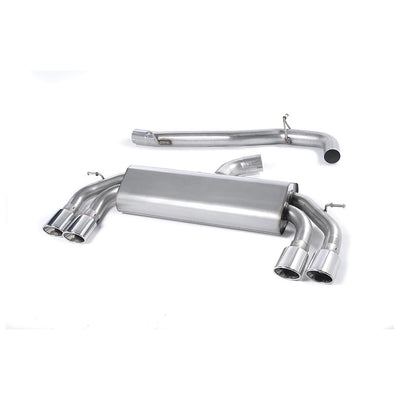 Milltek Audi S3 2.0 TFSI quattro 3-Door 8V/8V.2 (Non-GPF Equipped Models Only) 2013-2018 Cat-back Exhaust-Exhaust System-carbonizeduk