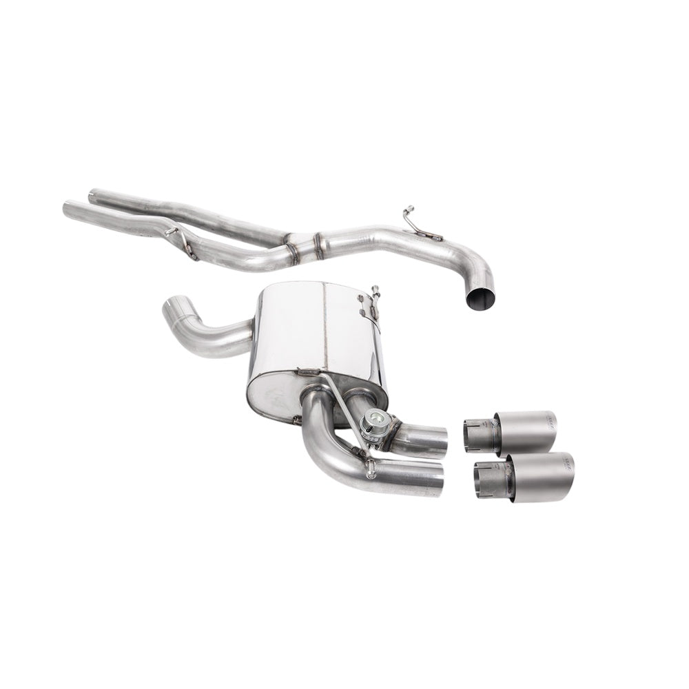 Milltek Cat Back Exhaust Audi RS3 Sportback S-Tronic (8P) 11-12-Exhaust System-carbonizeduk