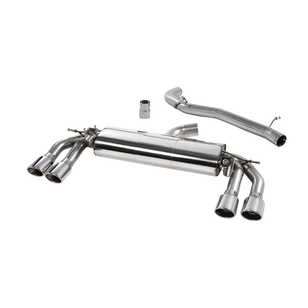 Milltek Cat Back Exhaust Audi TT Mk3 TTS 2.0 TFSi Quattro (OPF/GPF Models) 19-25-Exhaust System-carbonizeduk