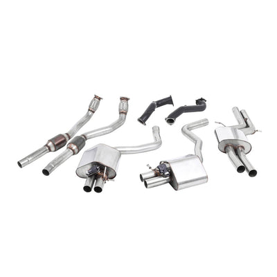 Milltek Full System Exhaust Audi RS6 C7 4.0 TFSi biturbo Quattro inc Performance Edition 13-18-Exhaust System-carbonizeduk