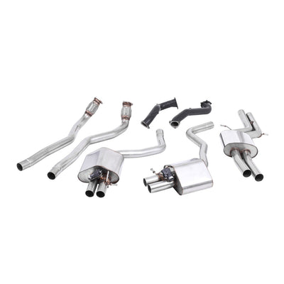 Milltek Full System Exhaust Audi RS6 C7 4.0 TFSi biturbo Quattro inc Performance Edition 13-18-Exhaust System-carbonizeduk