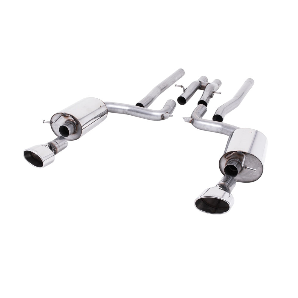 Milltek Cat Back Exhaust Audi RS6 C6 5.0 V10 biturbo Quattro 08-10-Exhaust System-carbonizeduk