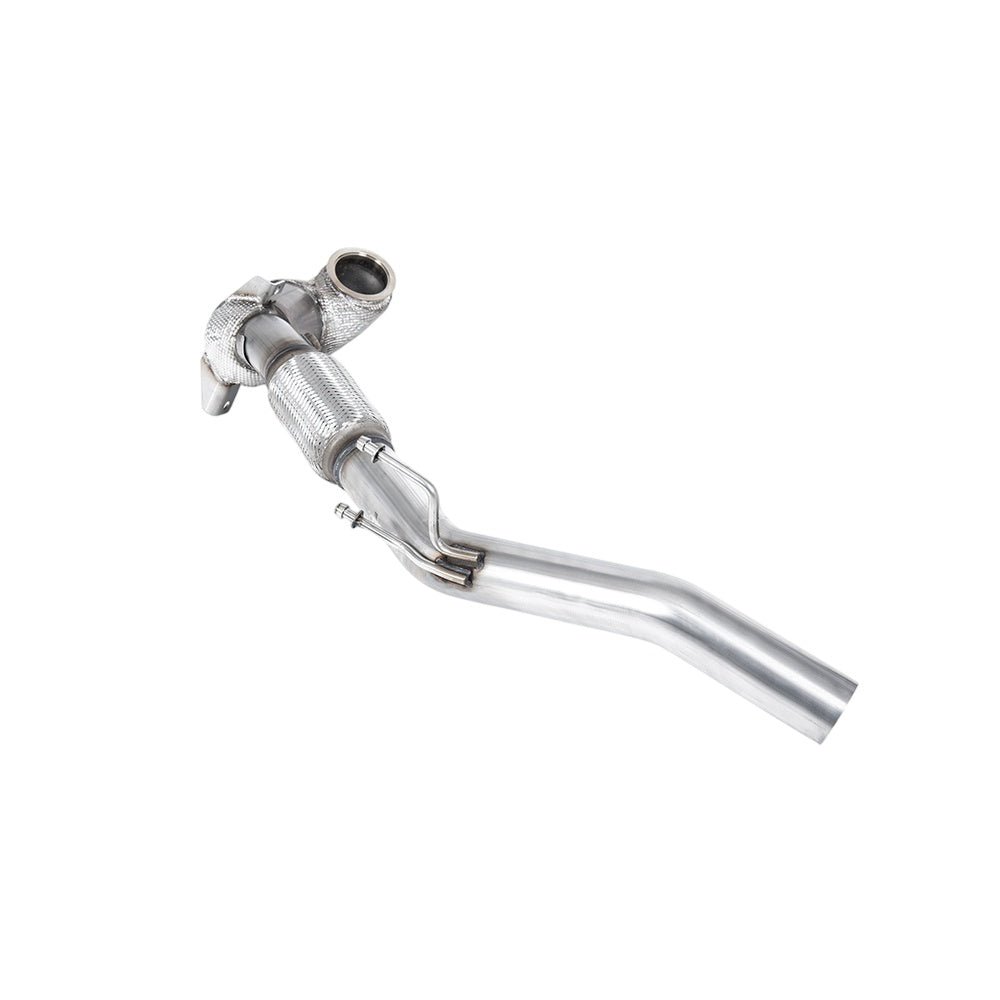 Milltek HJS Tuning ECE Downpipes Exhaust Audi S1 2.0 TFSi Quattro 14-18-Manifolds, Decats & Sports Cats-carbonizeduk