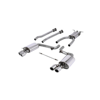 Milltek Cat Back Exhaust Audi S6 5.2 V10 C6 FSI Quattro 06-12-Exhaust System-carbonizeduk