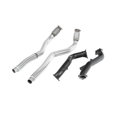 Milltek Large-bore Downpipes and Cat Bypass Pipes Exhaust Audi S7 Sportback 4.0 TFSi Quattro S-Tronic 12-18-Manifolds, Decats & Sports Cats-carbonizeduk