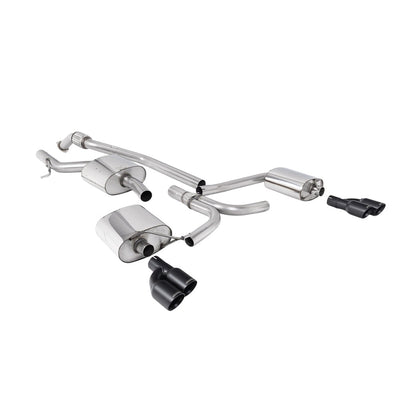 Milltek Cat Back Exhaust Audi A5 Sportback 2.0 TFSi 2WD and Quattro Manual 09-25-Exhaust System-carbonizeduk