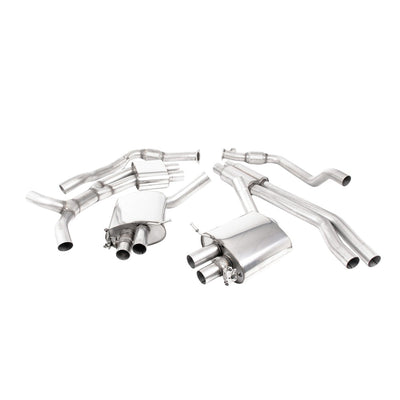 Milltek Cat Back Exhaust Audi RS4 B9 2.9 V6 Turbo Avant (OPF/GPF Models) 19-25-Exhaust System-carbonizeduk