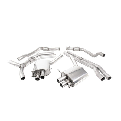 Milltek Cat Back Exhaust Audi RS4 B9 2.9 V6 Turbo Avant (OPF/GPF Models) 19-25-Exhaust System-carbonizeduk