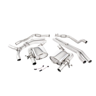 Milltek Cat Back Exhaust Audi RS4 B9 2.9 V6 Turbo Avant (OPF/GPF Models) 19-25-Exhaust System-carbonizeduk
