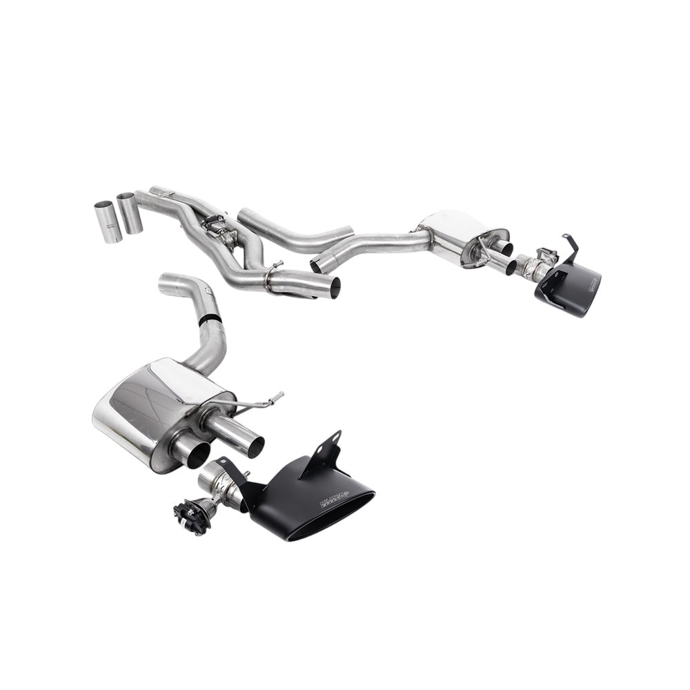 Milltek Front Pipe-back Exhaust Audi RS7 C8 4.0 V8 Bi-Turbo (Non OPF/GPF US/ROW Models) 19-25-Exhaust System-carbonizeduk