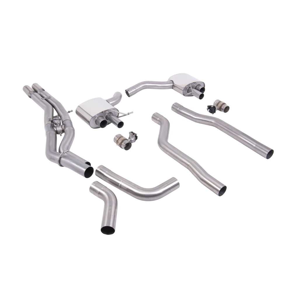 Milltek Cat Back Exhaust Audi RS7 C8 4.0 V8 Bi-Turbo (Non OPF/GPF US/ROW Models) 19-25-Exhaust System-carbonizeduk