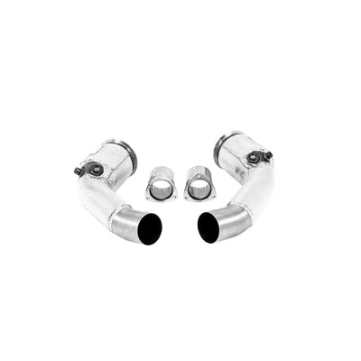 Milltek Large-bore Downpipes and Cat Bypass Pipes Exhaust Audi S8 D5 4.0 TFSi V8 Saloon / Sedan (OPF/GPF UK/Euro Models) 20-25-Manifolds, Decats & Sports Cats-carbonizeduk