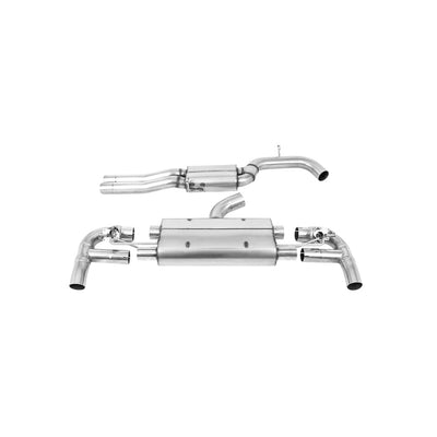 Milltek Cat Back Exhaust Audi RS3 Sportback 400PS (8V MQB Facelift Only) Non-OPF/GPF Models 17-18-Exhaust System-carbonizeduk