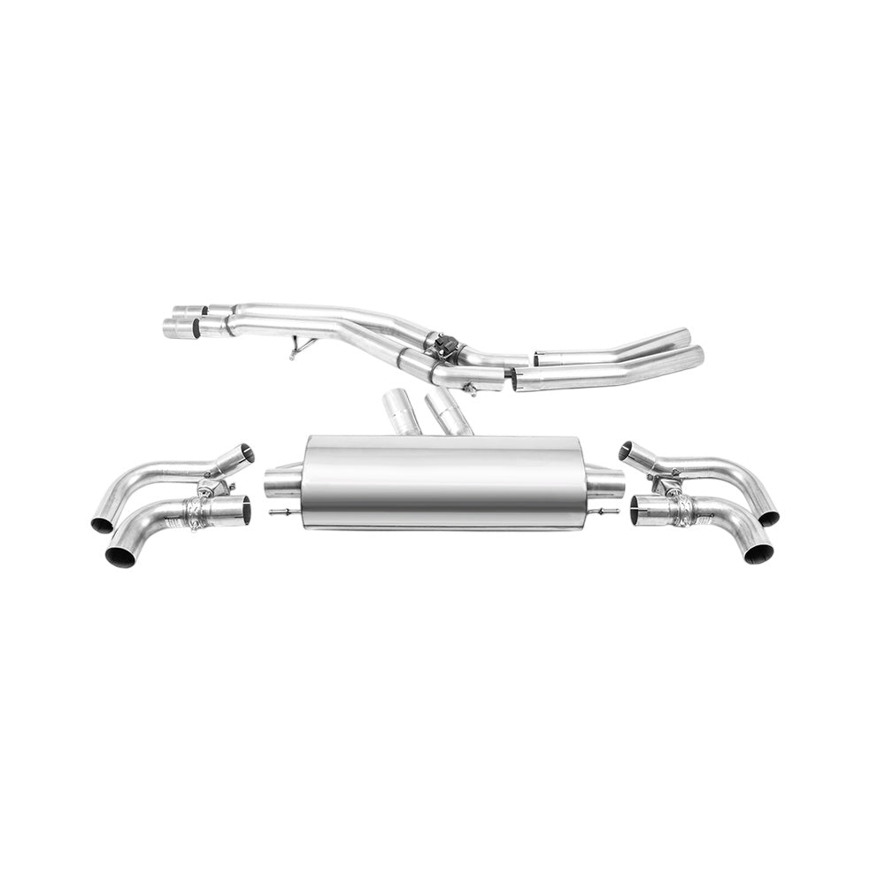 Milltek Front Pipe-back Exhaust Audi RSQ8 4.0 V8 Bi-Turbo (OPF / GPF Equipped Models) 20-25-Exhaust System-carbonizeduk