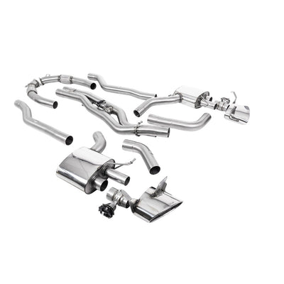 Milltek Particulate Filter-back Exhaust Audi RS7 C8 4.0 V8 Bi-Turbo (OPF/GPF Models) 19-25-Exhaust System-carbonizeduk