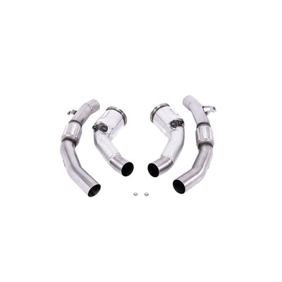 Milltek Large-bore Downpipes and Cat Bypass Pipes Exhaust Audi RS7 C8 4.0 V8 Bi-Turbo (Non OPF/GPF US/ROW Models) 19-25-Manifolds, Decats & Sports Cats-carbonizeduk