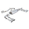 Milltek Cat Back Exhaust Audi S3 2.0 TFSi Quattro Saloon / Sedan 310PS 8Y (North American / Non-OPF Models Only) 22-25-Exhaust System-carbonizeduk
